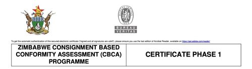 mais recente caso da empresa sobre Exportadas com êxito latas de estanho para o Zimbábue com certificação CBCA