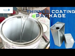 recipientes de armazenamento retangulares do metal 4L - aço resistente para a proteção segura