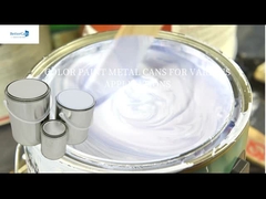 Latas redondas superiores do metal de 5 litros para necessidades de empacotamento