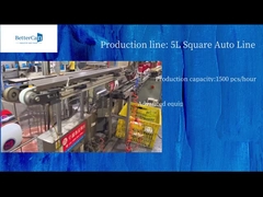 latas do quadrado 5L: solução de empacotamento durável e espaço-eficiente