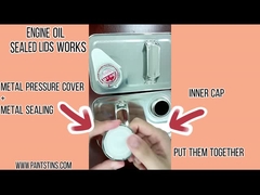 Latas de lata vazias 4liter do óleo de motor 1gallon