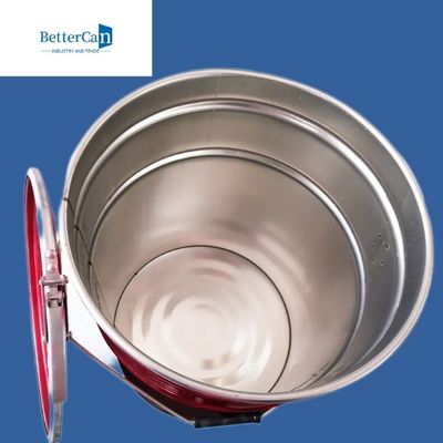 qualidade  Empty Metal Paint Bucket 5 Gallon Open Head Steel Pail UN Certified fábrica