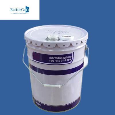 comprar Anti cubeta branca da cubeta 15L 20L da pintura do metal da oxidação com tampa online manufacture