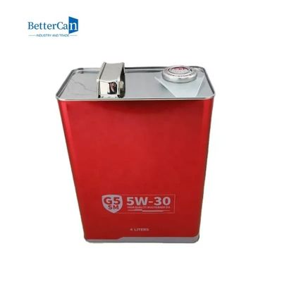 comprar Lata retangular do óleo de motor óleo de motor Tin With Pressure Cap de 1 galão online manufacture