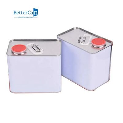 comprar Quadrado Marine Engine Oil Tin pintura Tin Cans de 2 litros com tampa do parafuso online manufacture