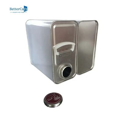 comprar Lata do óleo de motor ISO90001 latas de empacotamento do metal do estilo de um galão F de 4 litros 1 com tampa do metal online manufacture