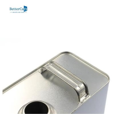comprar O quadrado latas vazias da pintura de 4 litros enverniza a lata de revestimento da pintura do metal de 1 galão online manufacture