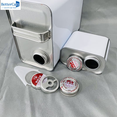 comprar Óleo de motor de 1 galão de recipiente líquido vazio com tampa de metal 500 ml retangular online manufacture