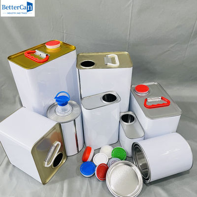 comprar 1 litro de pintura para carros Conchas de estanho vazias 1 litro Embalagem metálica quadrada online manufacture