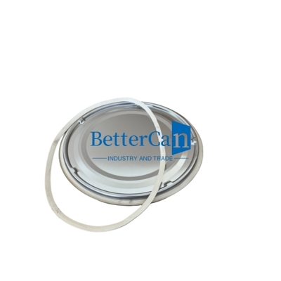 comprar Balde branco de 10 litros com faixa de borracha Gakset de 0,28 mm de espessura com aro de travamento disponível online manufacture