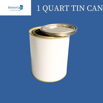 Armazenamento feito sob encomenda de Tin Bucket Drum For Packaging do metal 1L da auto lata redonda do metal