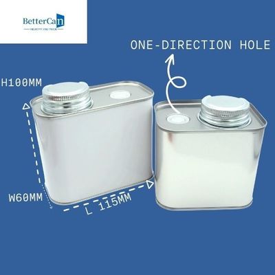 150g-500g café Bean Tin   Quadrado Tin Containers Manufacturers