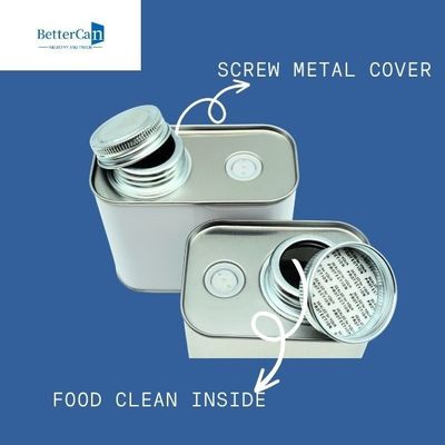 150g-500g café Bean Tin   Quadrado Tin Containers Manufacturers