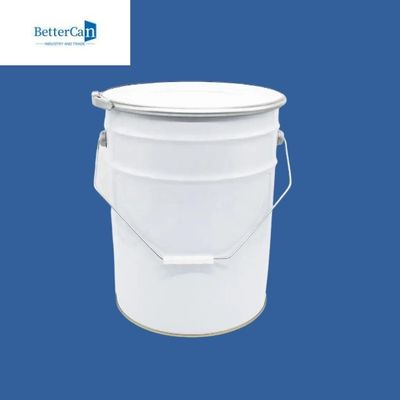 Cilindro de aço da cubeta inoxidável da pintura do metal tipo redondo de 20 litros