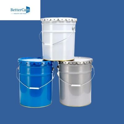 Cubeta da pintura do metal ISO9001 aço Pail For Oil Packaging de 3,5 galões