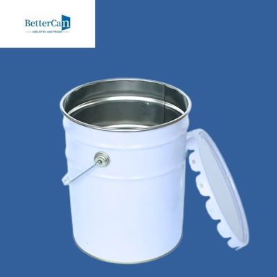 Cubeta cônica da pintura do metal 5 litros - cilindro de metal de 20 litros para armazenar líquidos