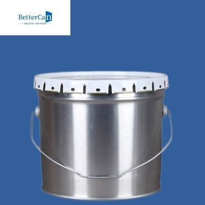 Cubeta cônica da pintura do metal 5 litros - cilindro de metal de 20 litros para armazenar líquidos
