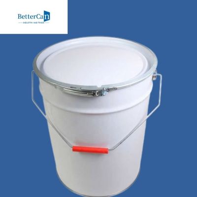 Cubeta da pintura do metal ISO9001 aço Pail For Oil Packaging de 3,5 galões