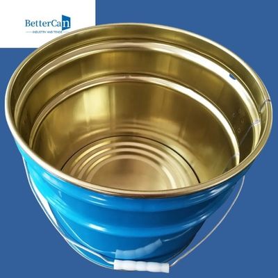 O metal Resealable pinta a cubeta de Pail Bucket Metal Five Gallon com tampa do punho