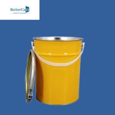 a pintura Pail Round do metal de 0.28mm-0.35mm UN da cubeta do metal de 5 litros aprovou