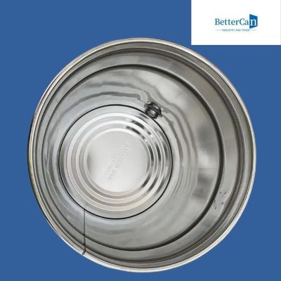 A cubeta vazia da pintura do metal UN de aço principal aberto do balde de 5 galões certificou