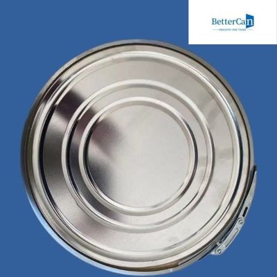 balde da pintura do metal do círculo 20l cilindro de metal de 5 galões, com tampão de parafuso