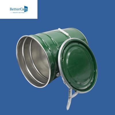 Folha de Flandres cubeta do metal de 3,5 galões, cubeta de aço de 5 galões com tampa