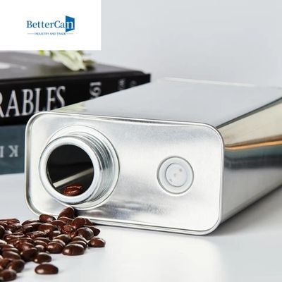 Produto comestível quadrado Tin Can Olive Oil de 500 gramas com furo de respiradouro