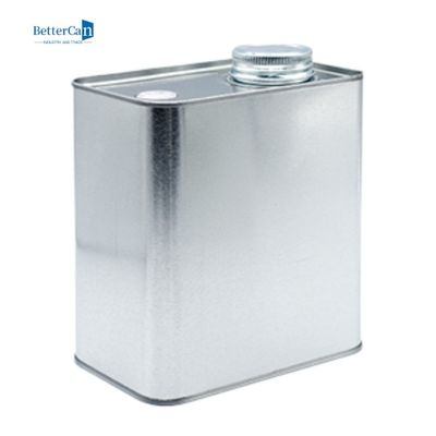 café Bean Tin Rust Resistant Square Tea Tin Cans do metal 9Oz