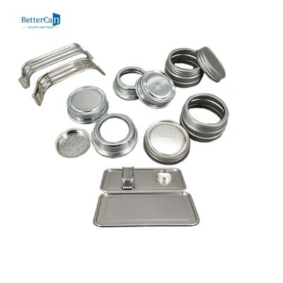 Recipiente da lata do metal de 1 galão óleo quadrado Tin With Metal Handle de 4 litros