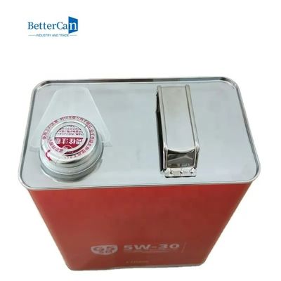 36Oz quadrado Tin Oil Can lata feita sob encomenda vazia do óleo do freio de 1 litro