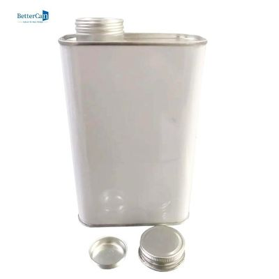 litro Tin Can Offset Printing branco da lata 36Oz 4 do óleo de motor de 0.23mm