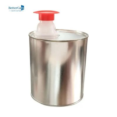 O metal Tin Container Manufacturers 500ml pinta latas com tampão da tração