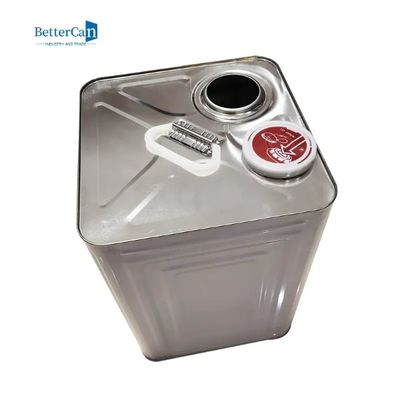 Tampão quadrado de Tin Can 20L Tin Oil Container With Pressure do folha de Flandres