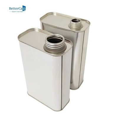 Metal redondo Tin Container With Metal Cover da lata 200ml 500ml do óleo de motor
