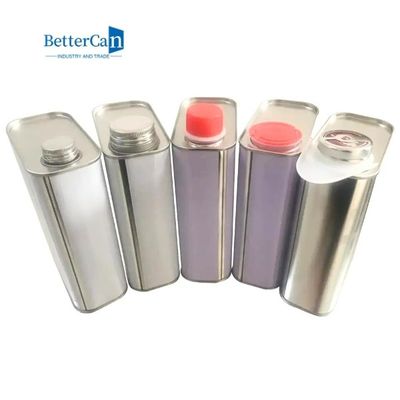 litro Tin Can Offset Printing branco da lata 36Oz 4 do óleo de motor de 0.23mm
