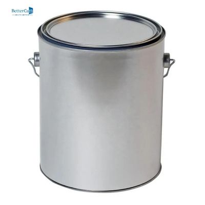 Esvazie latas de 1 pintura do metal do galão pintam frascos com tampa/metal Carry Handle