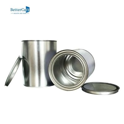 A pintura Tin Cans Round Empty Quart de 1 litro enlata para o revestimento solvente
