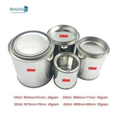 Círculo vazio pequeno de Tin Cans 500ml da pintura resistente à corrosão com tampa da alavanca