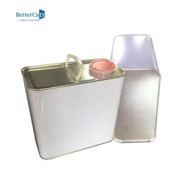 Latas vazias da pintura do galão de Tin Cans da pintura de 2 litros para o produto químico de embalagem do diluidor