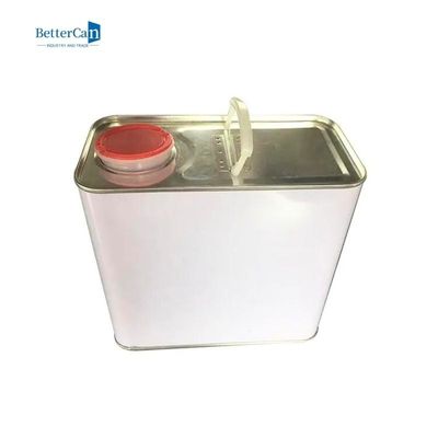 Latas vazias da pintura do galão de Tin Cans da pintura de 2 litros para o produto químico de embalagem do diluidor