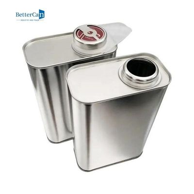 Esvazie a pintura Tin Cans de 2,5 litros um folha de Flandres Tin With Pressure Cap de 1 galão