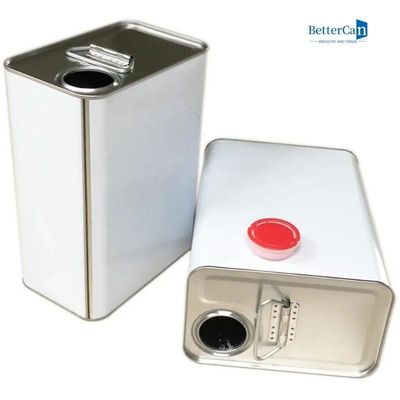 5L o quadrado Tin Canisters, revestimento de metal pode Tin For Hardener