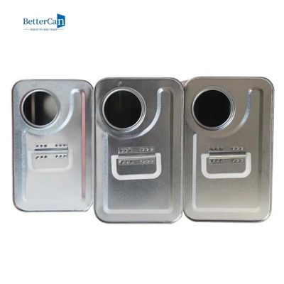 5L o quadrado Tin Canisters, revestimento de metal pode Tin For Hardener