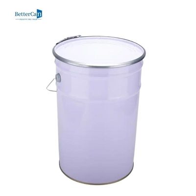 a telha da cola Epoxy 25L reboca o vedador cubeta da pintura de 5 galões vazia com punho do metal