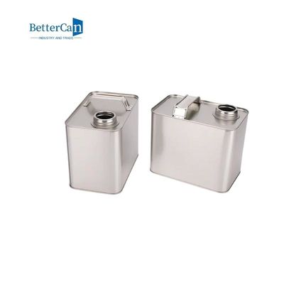 4L vazios pintam recipientes de Tin Cans Square Oil Tin com tampa