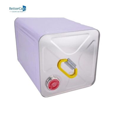 Cubeta vazia da pintura do quadrado de Tin Metal Bucket 20L com tampa do metal