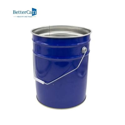 Cubetas feitas sob encomenda de 5 galões em volta da cubeta Pail Stackable Package do metal 10L