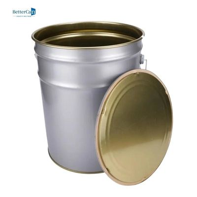 Esvazie a proteção de revestimento de solda branca da cubeta da pintura de 25 litros