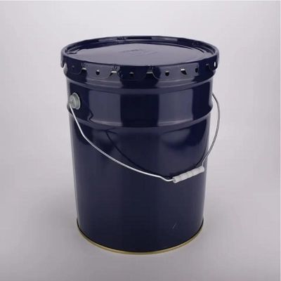Recicle a decoração da lata da pintura rufa a cubeta preta da pintura 20L 5 galões